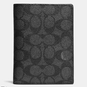 COACH Passport Case Men's In Signature Canvas